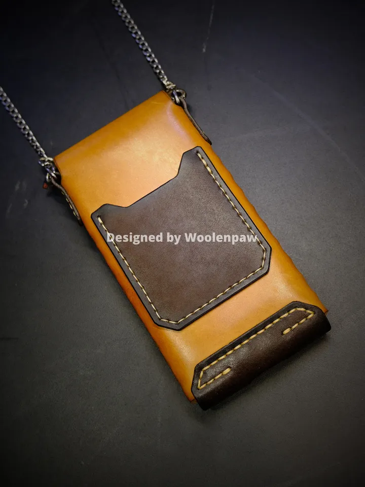 Phone case - leather pattern. NS10