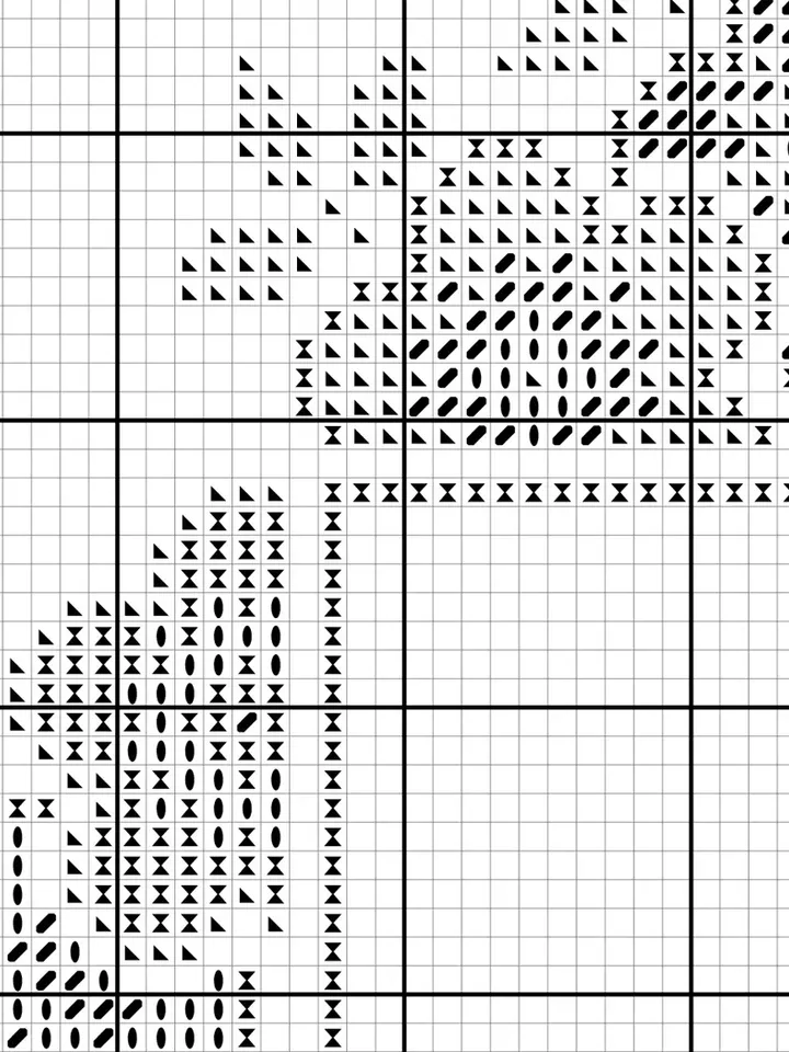 Wreath cross stitch pattern. Flower frame cross stitch. Hoop art. Modern cross stitch.