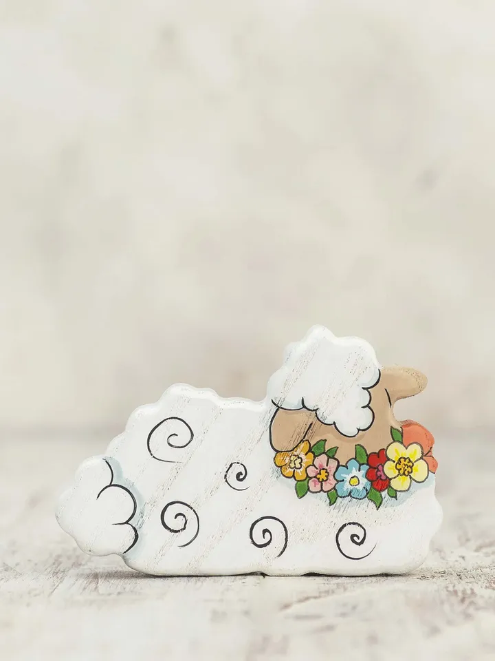 Wooden Easter Lamb toy Easter toy Easter gift