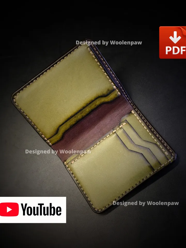 ID - wallet - leather pattern.BF21
