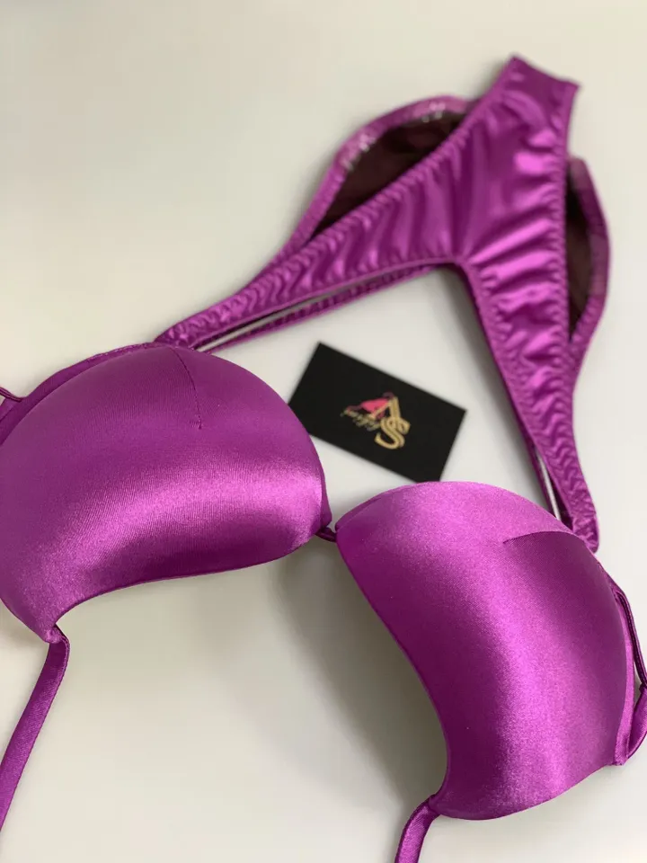 Satin base - fitness bikini