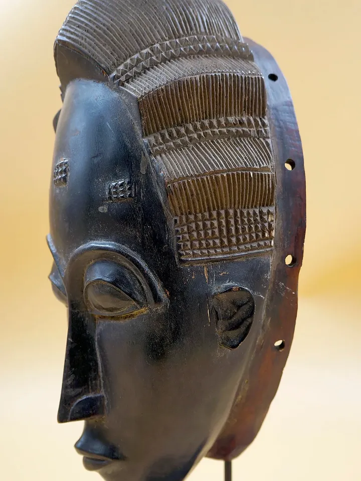 Baoulé Vintage African Tribal Mask
