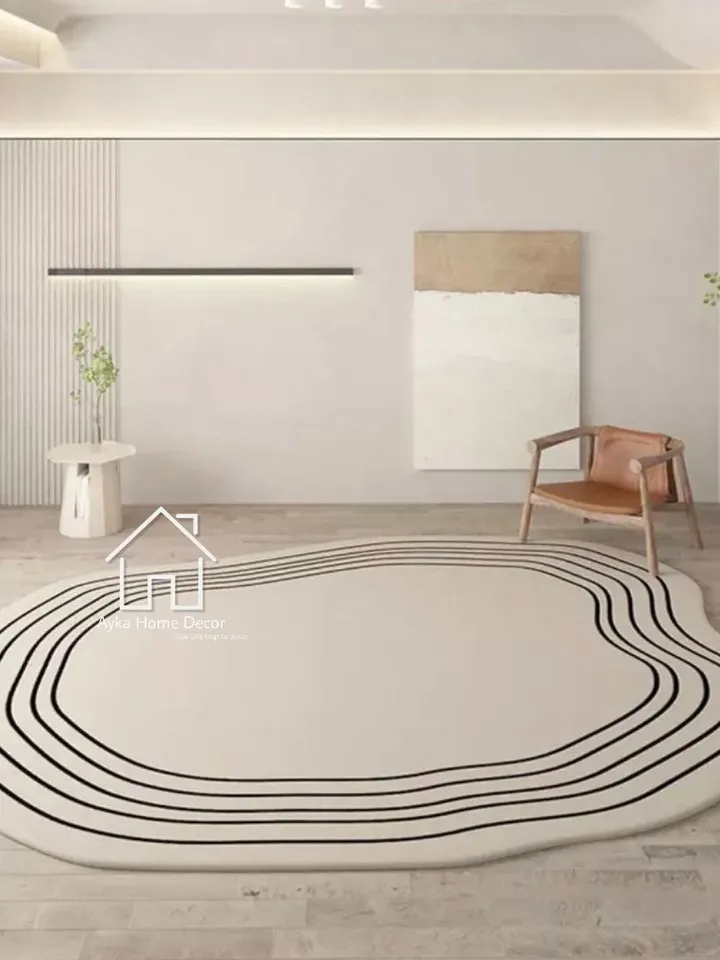Unique Handmade tufted rug wool rug area rug hand tufted, tufted rug for living room bedroom rug8x10 9x12 Kanye rug modern rug irregular Rug