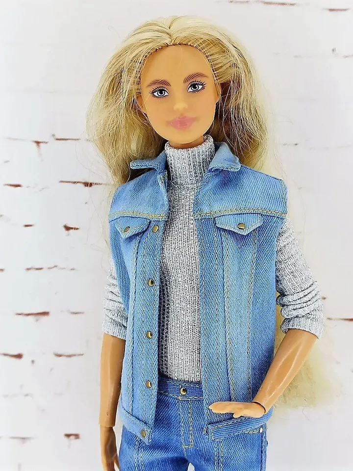 Denim set for Barbie Tall doll and other similar dolls
