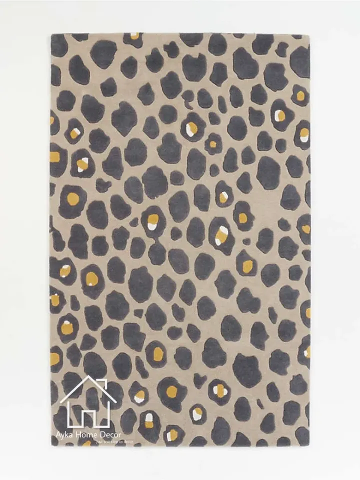 CHITA FLUERI 100% Woolen Area Rug For Hall Kitchen Living Room Bed Room Bath Room Dining Room Kids Room Carpet / Hall Rugs / Christmas Gift