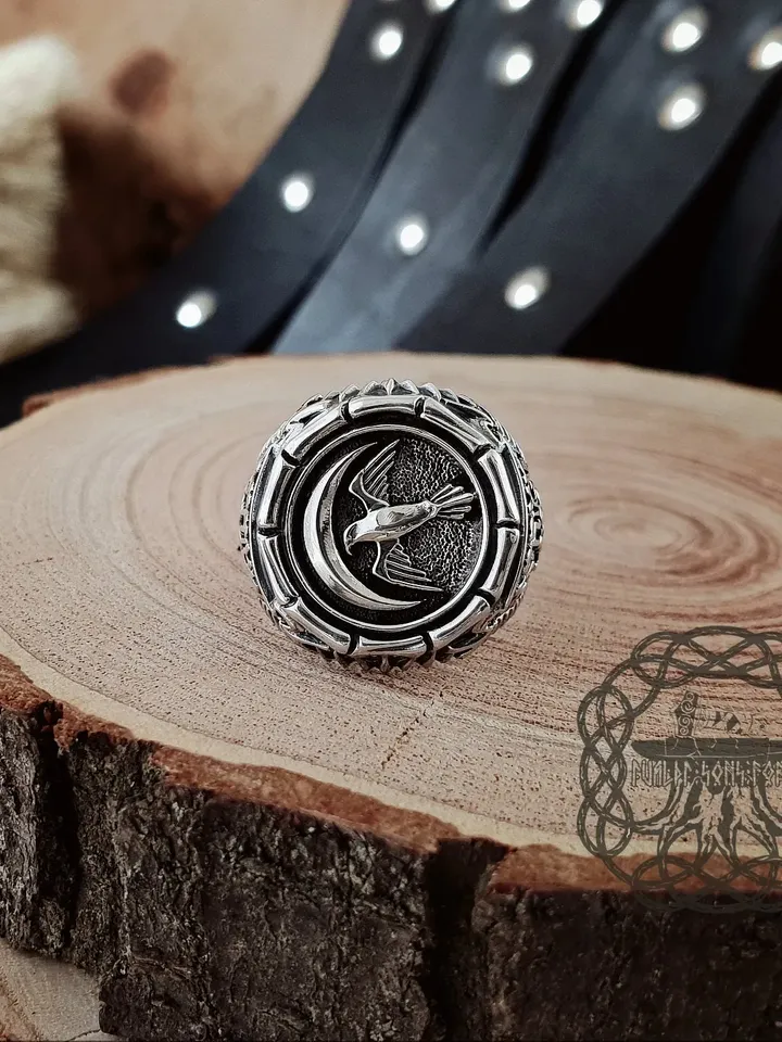 House Arryn Ring, Game of Thrones Cosplay Jewelry, Sterling Silver Ring, Arryn House Amulet, As high as honor, Game of Thrones Ring