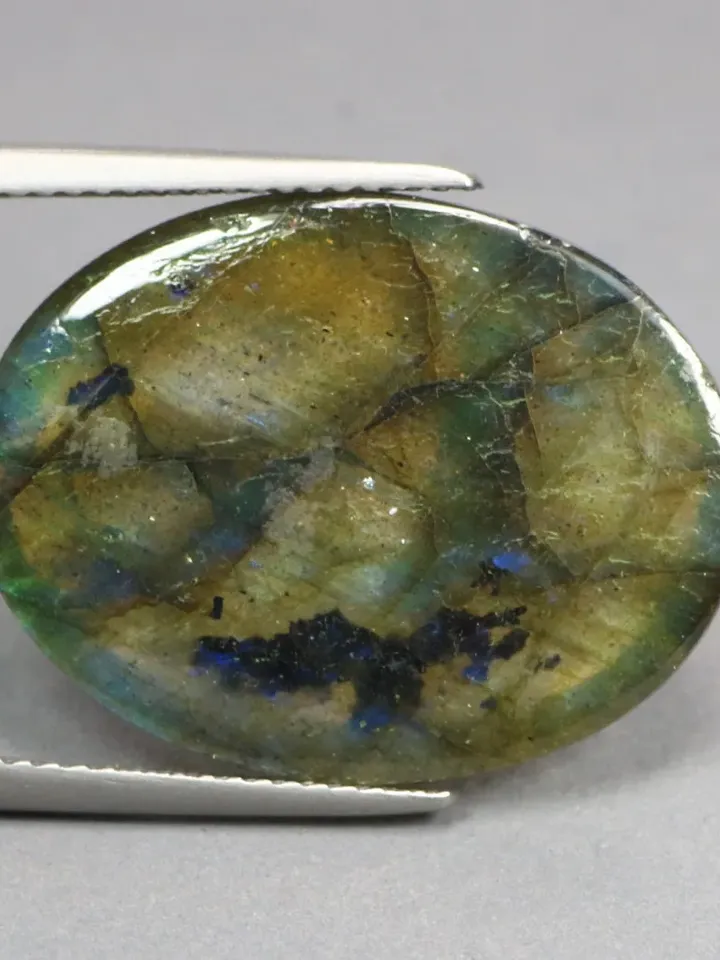 21.13 CT Halloween Rarest Multi Color Unheated 100% Natural Labradorite