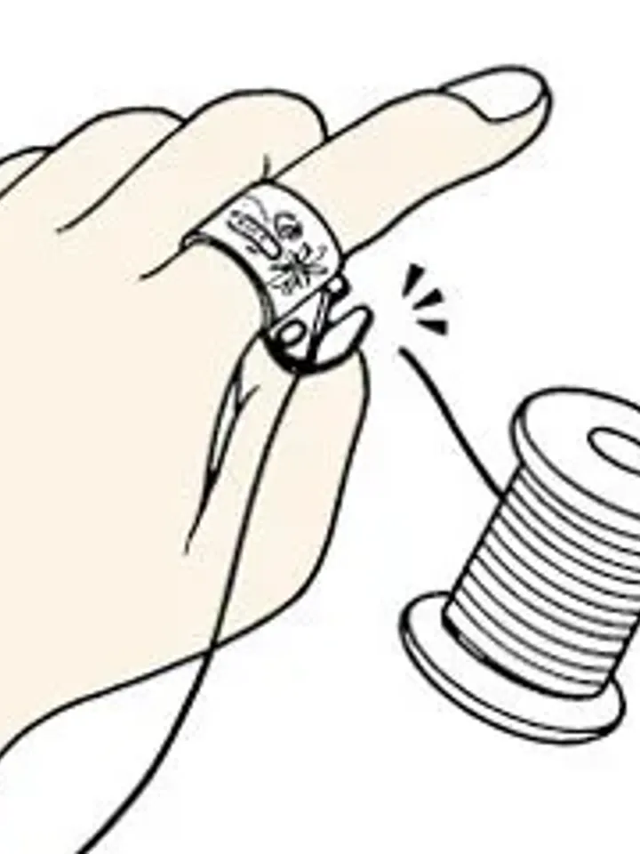 Clover Thread Cutter Ring Art 57-535 made in JAPAN