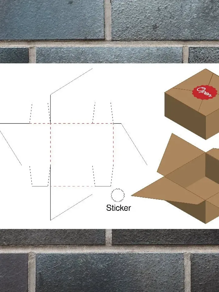 Box template Gift box SVG Party Favour Box Cricut Box PDF printable pattern Instant download box gift package paper pattern