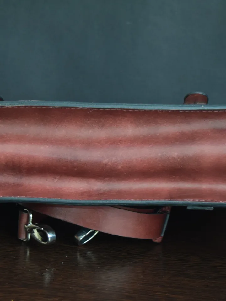 Leather Briefcase pattern- Leather Bag PDF - Briefcase Template - PDF Bag - Leather PDF Template