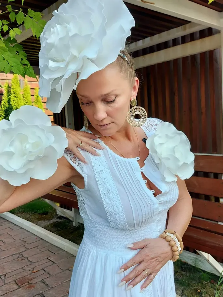 Kit Bridal 3 flowers, wedding fascinator, brooch or boutonniere, bracelet, white rose bride accessories