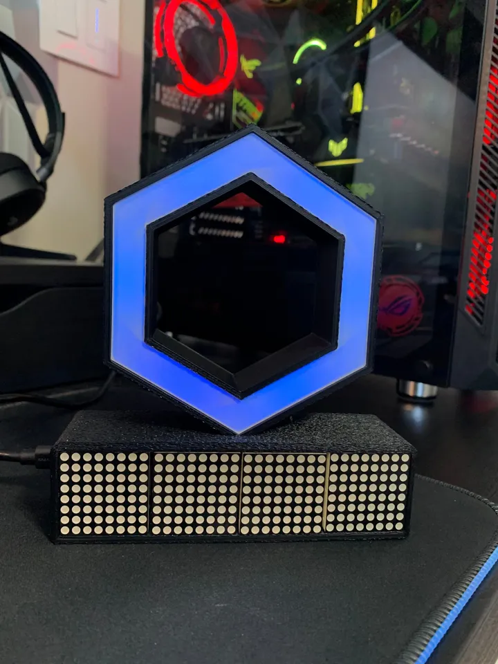 CHAINLINK Crypto Coin Price Ticker Display