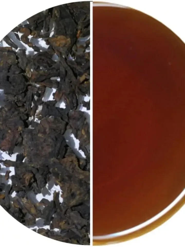 Shou PuEr Tea GOLDEN MOMENTS® 2007, Award-Winning Great Taste Award 2022 loose leaves 50g with stainless steel filter