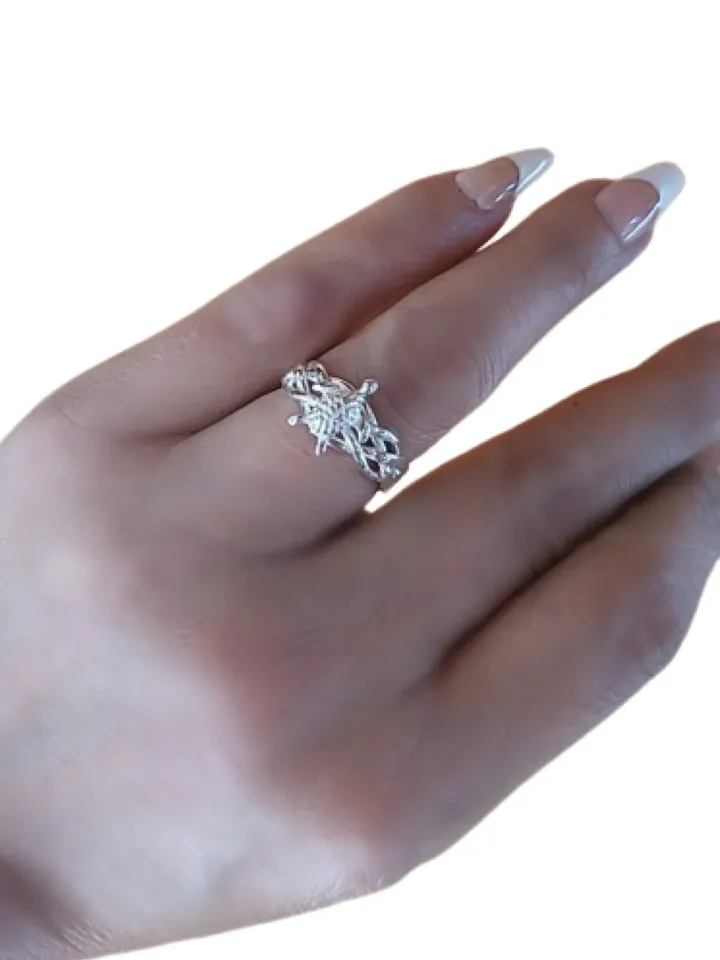 Sterling Silver Turtle Puzzle Ring Thumb Ring 4 piece puzzle ring Puzzle ring for men or women sizes 6 7 8 9 10 11 12