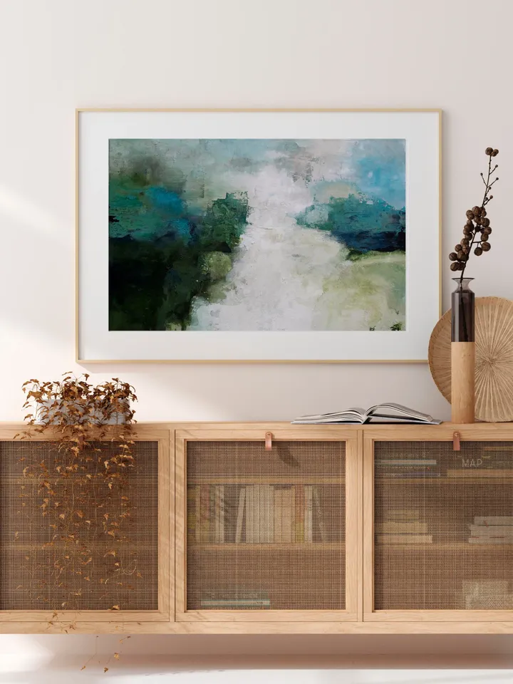 Abstract art print.Art print.Printable art.Minimalist print.Fine arts print.Blue abstract print.Blue abstract art.Modern art.Home Decor