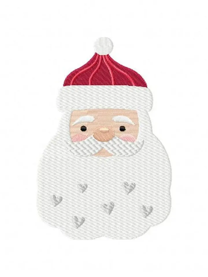 50% off,Santa Claus AppliqueDesign- Christmas Applique Embrodery Design For Children- Santa Face Machine Design-7 Size Degital Design