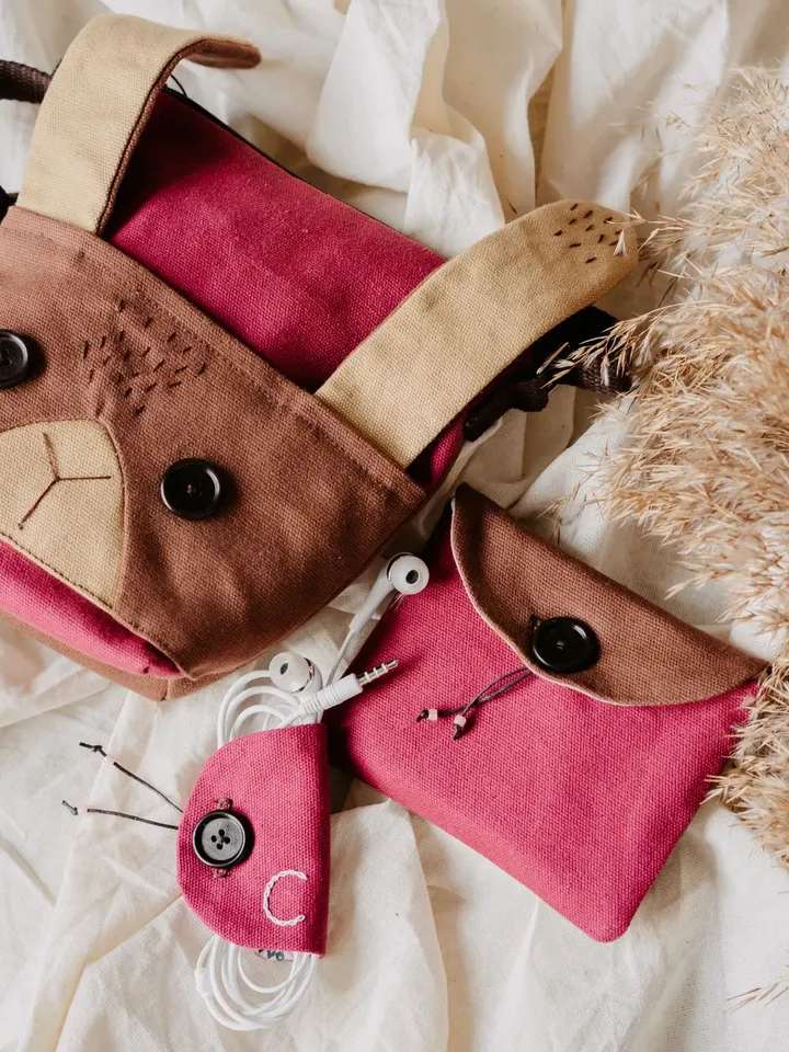 BUNNY CROSSBODY BAG gift for her, for girl, for mom and daughter Shipping from USA