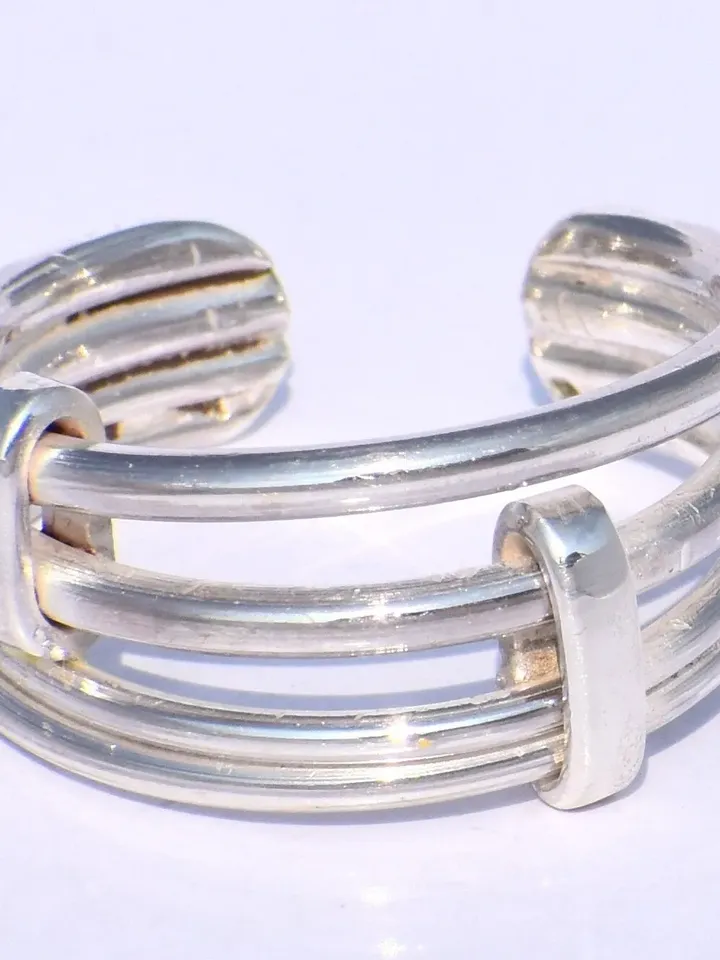 Chunky Band Ring, Weave Ring, Twist Ring, Handmade Ring, 925 Sterling Silver Ring, Dainty Ring, Fidget Ring, Meditation Ring, Gift For Women