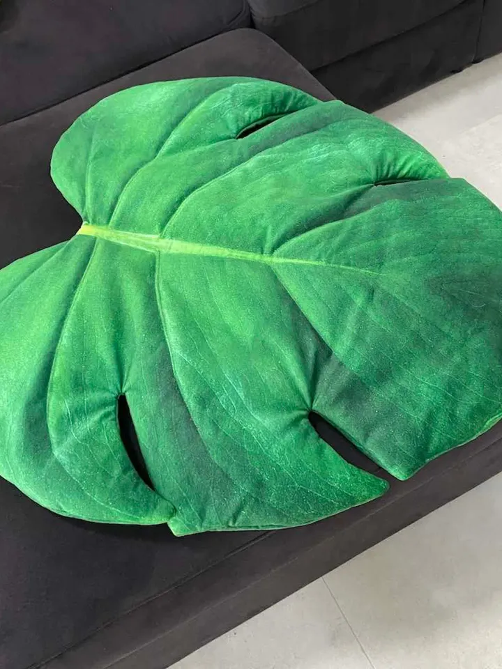 Monstera Leaf floor mat / leaf baby play mat / pet mat / monstera rug / Blattspielmatte / baby nursery play mat