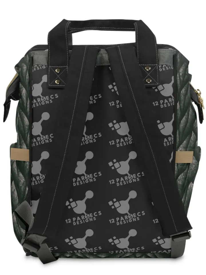 Dragon Scale TTRPG Backpack | Tabletop Roleplaying Game Bag, LARP Backpack, Wargaming Organizer, DnD Dice Set, Dragon Gift for Geek