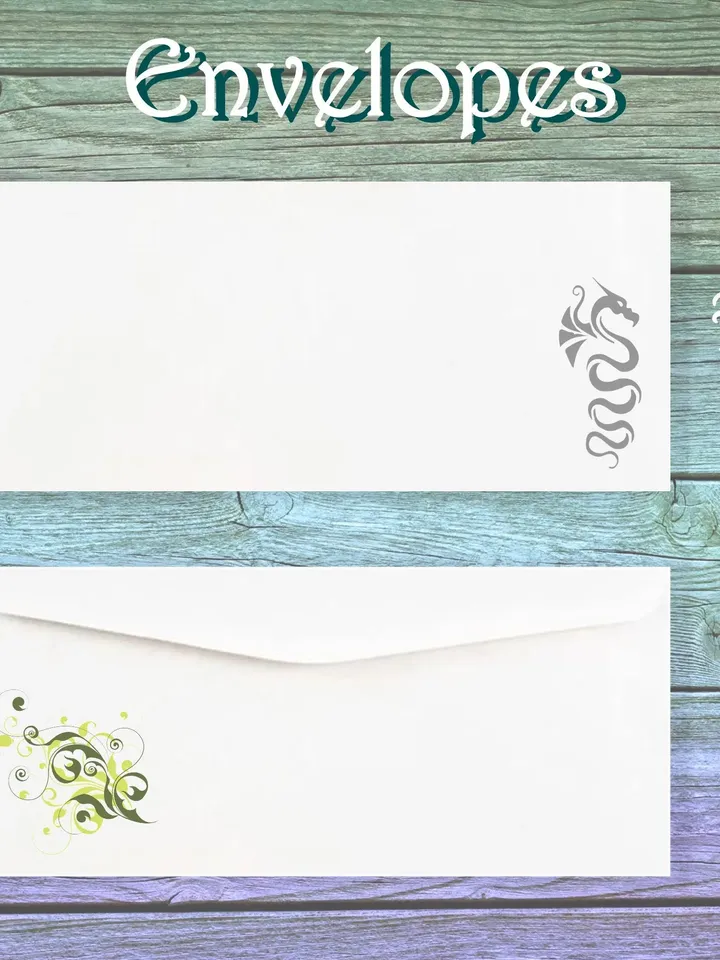 Green Dragon Writing Paper | Celtic Dragon Stationery | Dragon Letter Paper | Fantasy Stationery Page | Dragon Journal Page Set | Dragons
