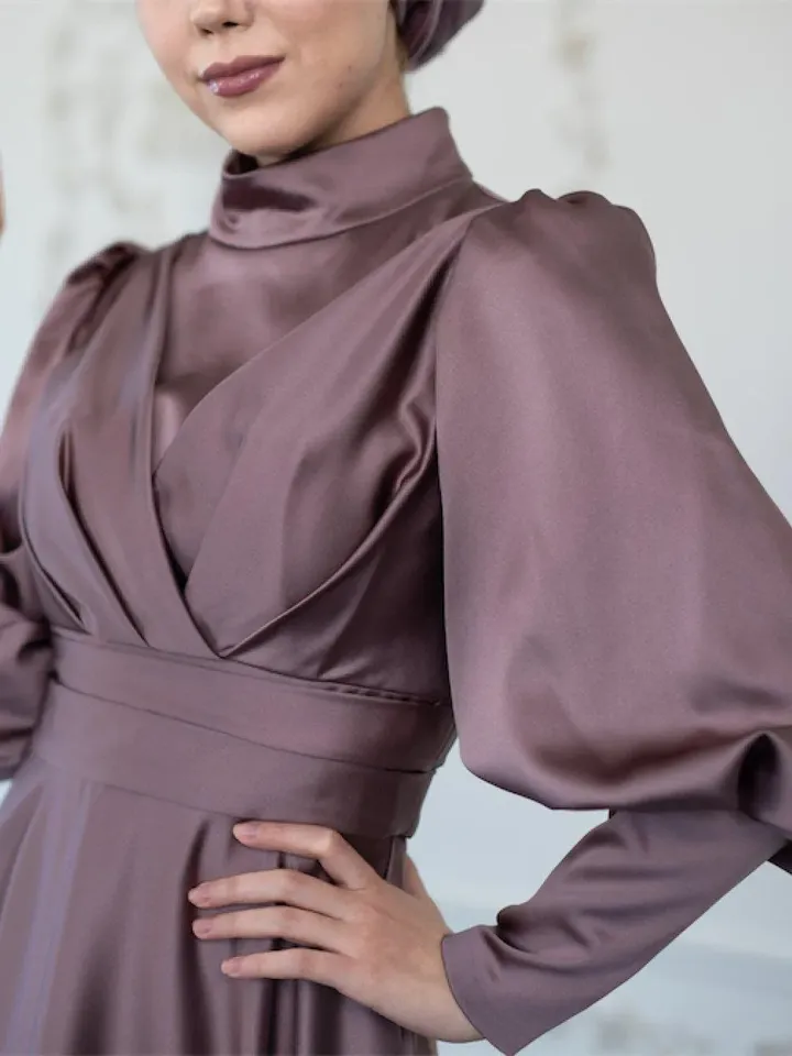 AHUNARE HIJAB - Bridesmaid Dress, Muslim Evening Dress, Nikah, Islamic Wedding, Engagement, Bridesmaid, , Prom Dresses, Long Dress,