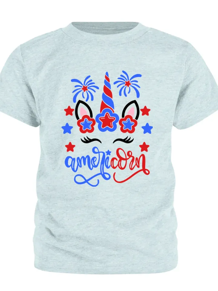 Americorn Patriotic 4th of July Unicorn Face Independence Day digital design Cricut svg dxf eps png ipg pdf, cut file