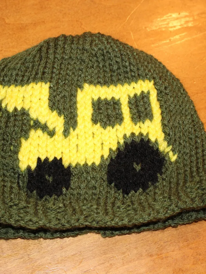 Truck Hat, Little Backhoe, Boy's First Hat, Baby Gift Ideas for Boys, Just Like Daddy, Gender Reveal Prop, Construction Worker, Yellow Truck