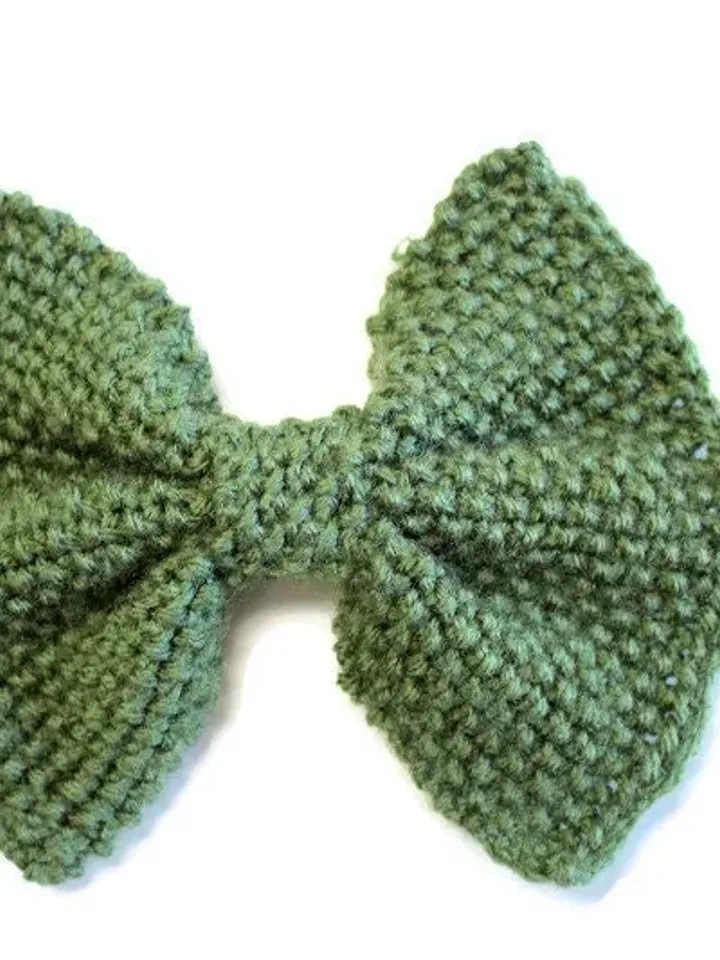Bullet Fabric Style Yarn Bows, Bows on Nylon Headband or Clip, Hair Bows for Girls, Knotted Clips, Solid Colors, Extra Large Big Hair Bows