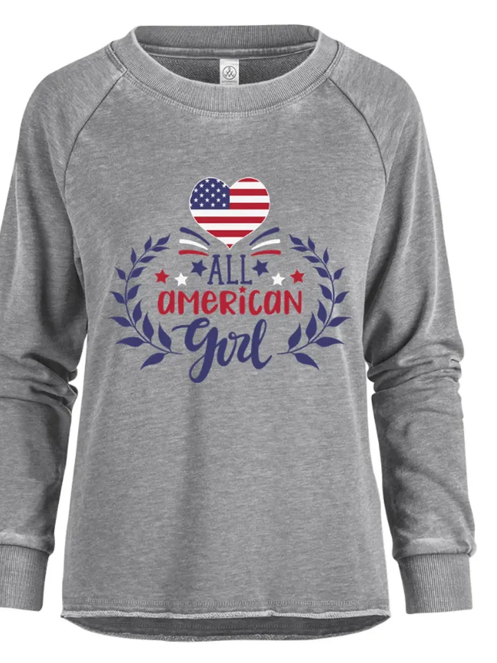 All American Girl Patriotic 4th of July Red White Blue Americorn digital design Cricut svg dxf eps png ipg pdf cut file