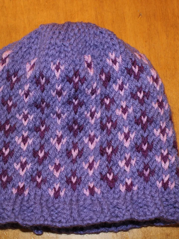 Purple and Pink Baby Hat for New Babies, Newborn Crib Hat, Expectant Parents, Baby Shower Gift Idea, Crochet Lace, Little Girls and Moms Hat