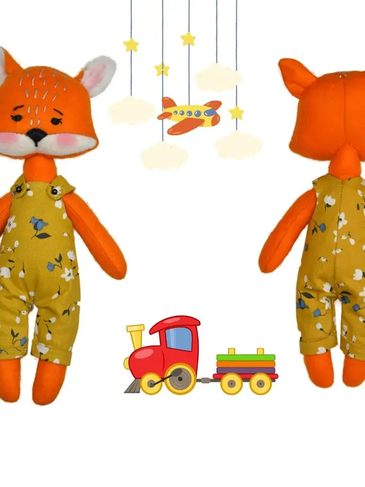 Patterns of a Fox Doll and a set of clothes for her. Bundle offer / Easy to follow photo instructions