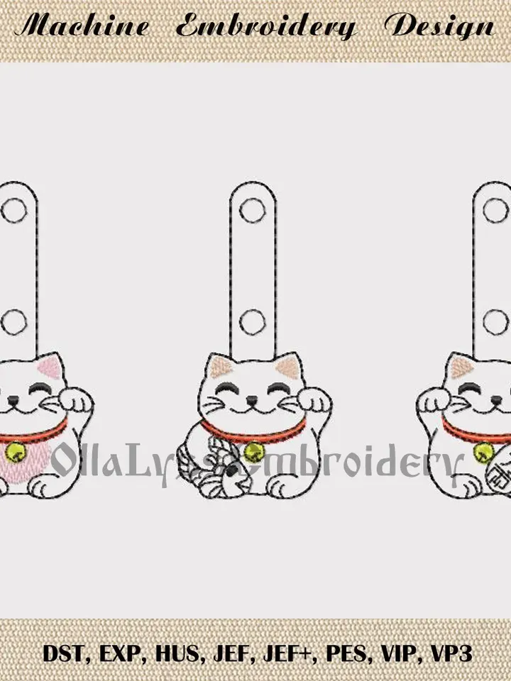 Maneki Neko ITH keychain