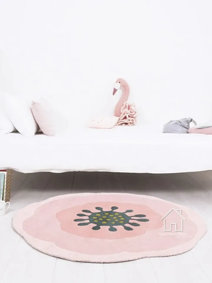 Ayka Pomo Woolen Area Rug For Hall Kitchen Living Room Bed Room Bath Room Dining Room Kids Room Carpet / Album Rug / Christmas Gift
