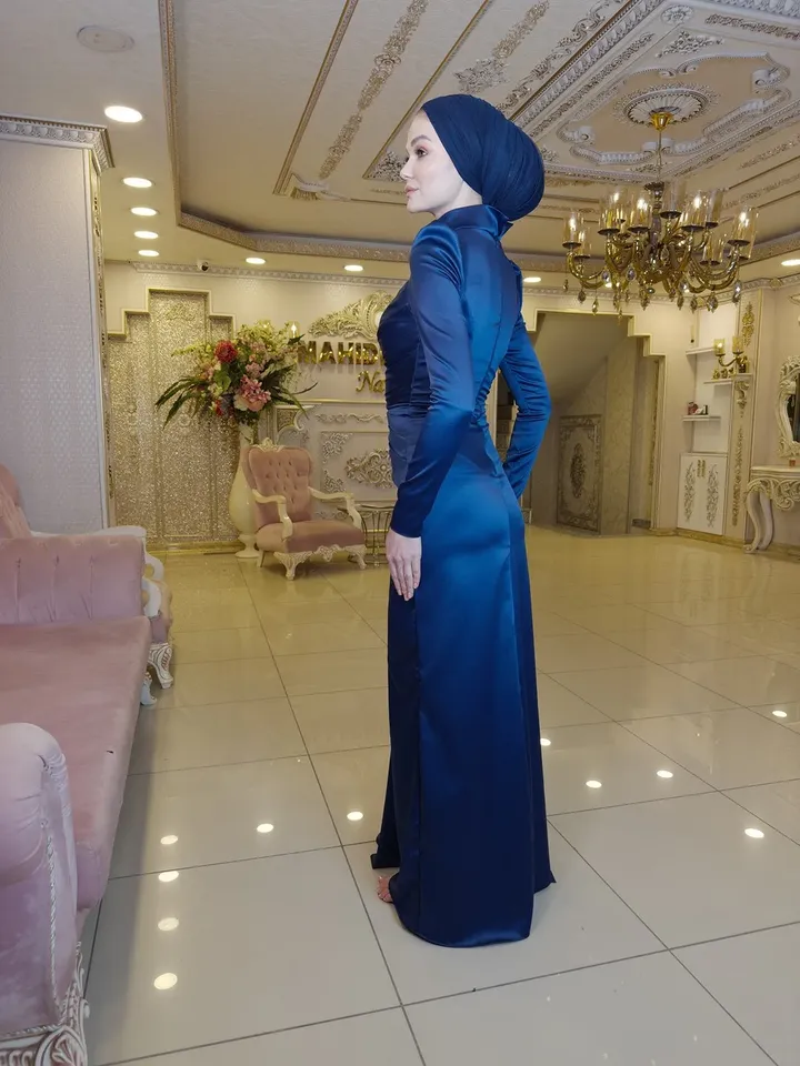 AHUNARE HIJAB - Wedding Dress, Muslim Evening Gown, Nikah, Islamic Wedding, Engagement, Bridesmaid