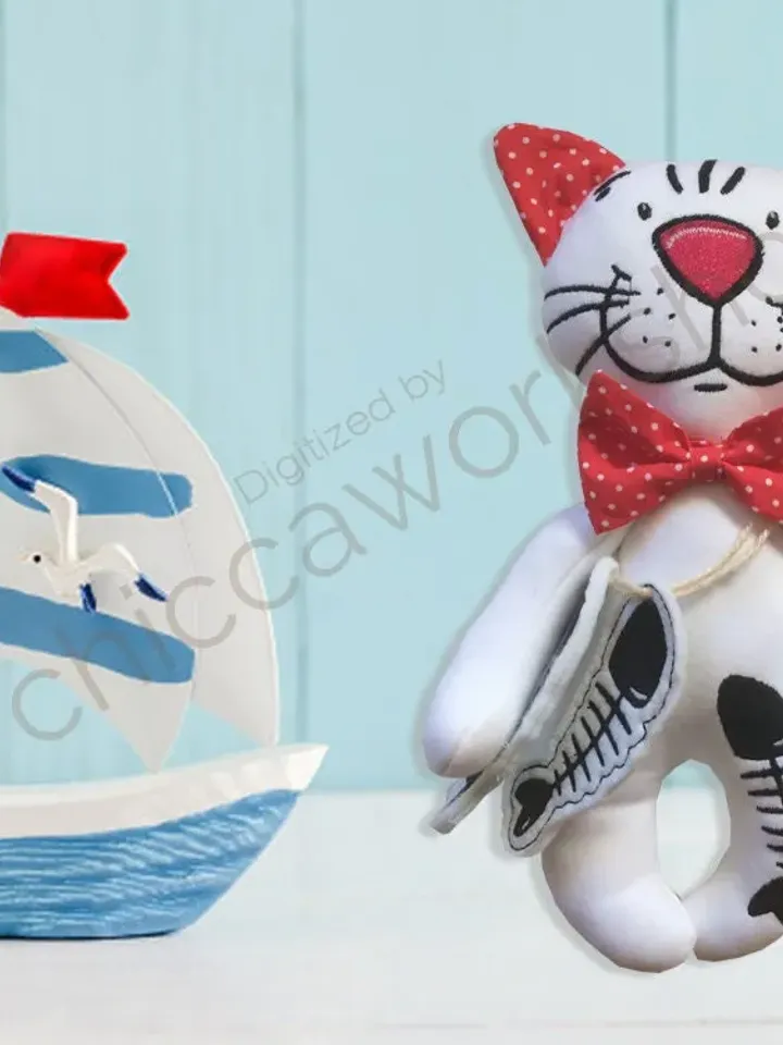 ITH Soft Cat - Ricamo a macchina