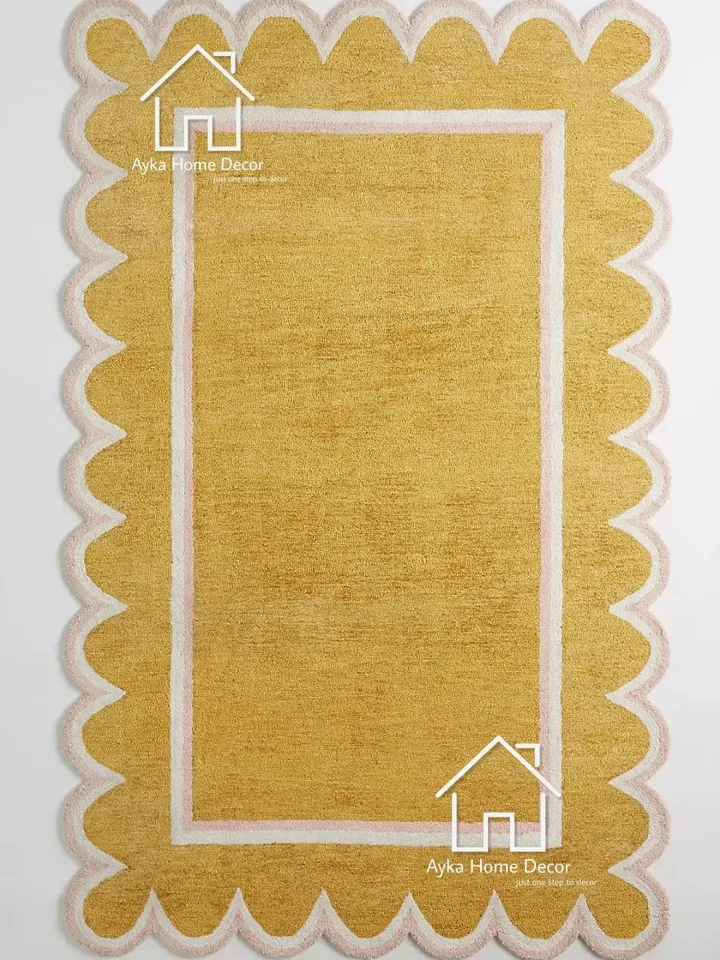 Middle Arena Hand Tufted 100% Pure Woolen Area Rug For Hall Kitchen Living Room Bed Room Bath Room Dining Room Kids Room Carpet / Christmas