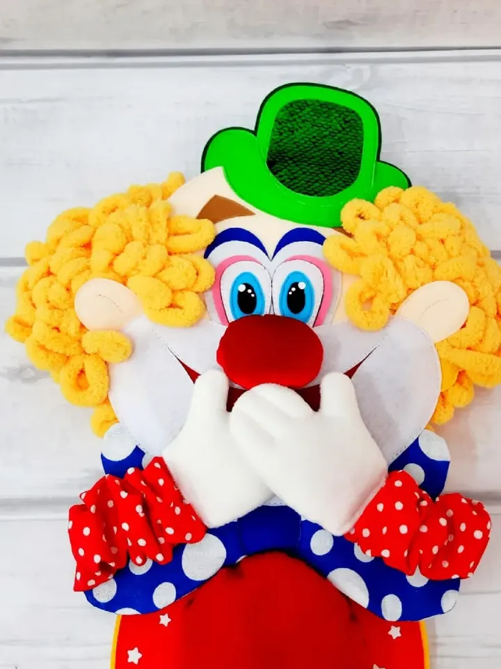 Circus clown, sensory interactive play, DEVELOPMENT tablet circus, Montessori Toy, Felt Board Sets