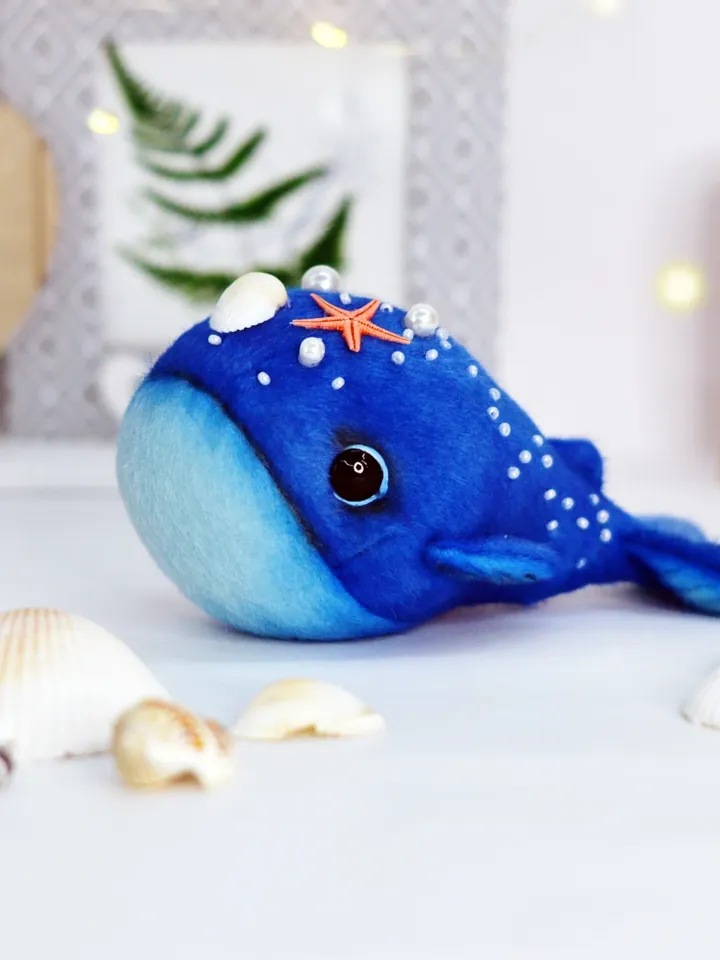 Sewing pattern Whale plush PDF