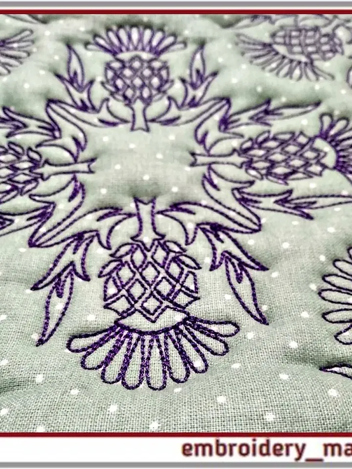 Quilt block 7 machine embroidery designs Instant download