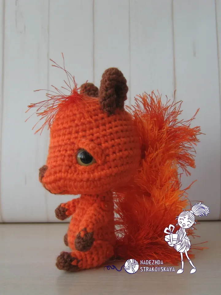 TUTORIAL: Kawaii style Baby Squirrel cuties crochet pattern*