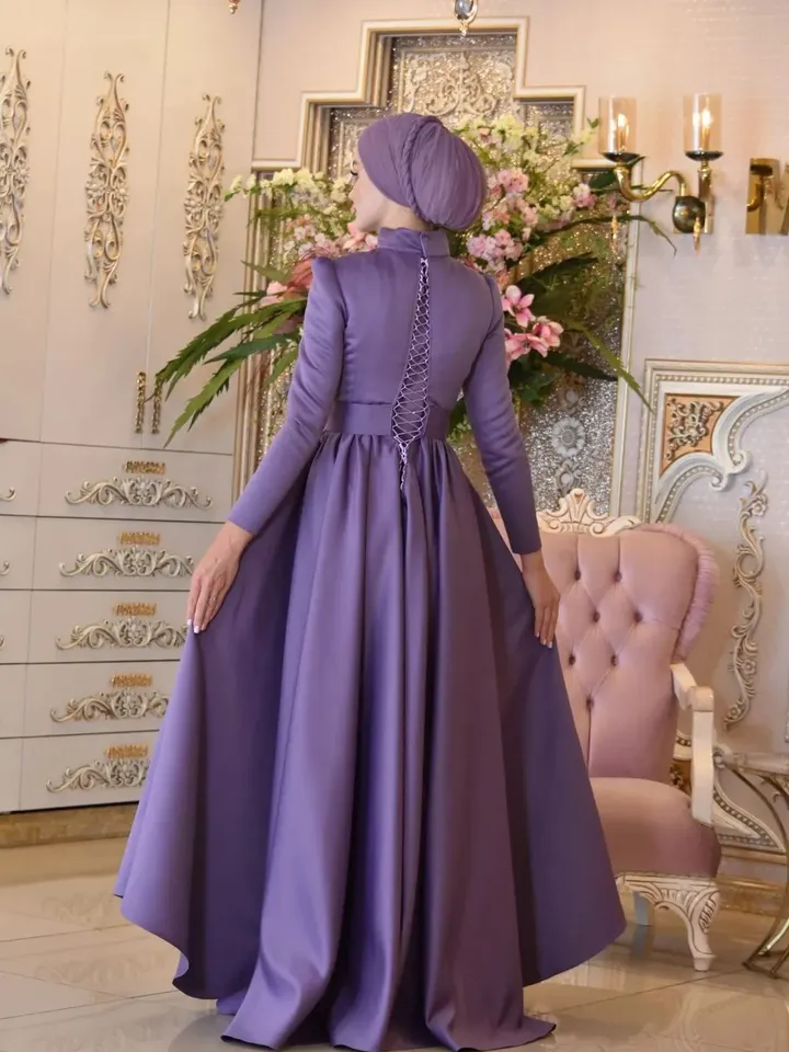 AHUNARE HIJAB - Wedding Dress, Muslim Evening Gown, Nikah, Islamic Wedding, Engagement, Bridesmaid
