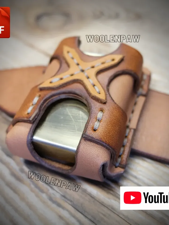 Leather pattern - Zippo case X