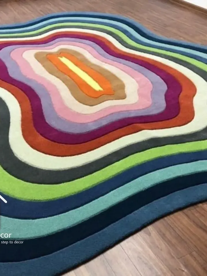 Anthena Hand Tufted 100% Pure Woolen Area Rug For Hall Kitchen Living Room Bed Room Bath Room Dining Room Kids Room Carpet /