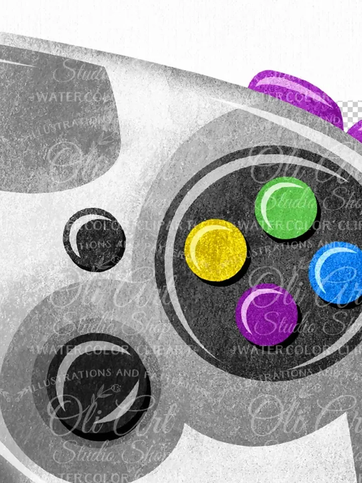 Game Clipart, Digital Image Gamer, Party Digital Clip Art, Instant Download. Digital Download. OliArtStudioShopL