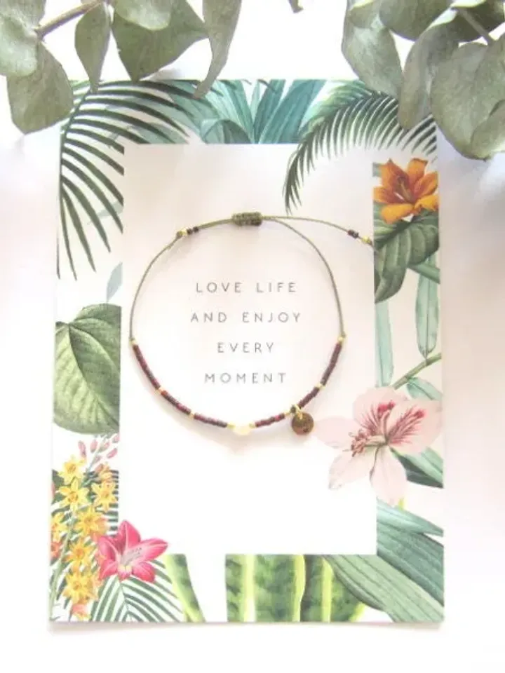 Miyuki bracelet and gift Card/Dainty & Beaded Tiny beads/Miyuki bracelet, friendship bracelet with freshwater pearl, Miyuki bracelets
