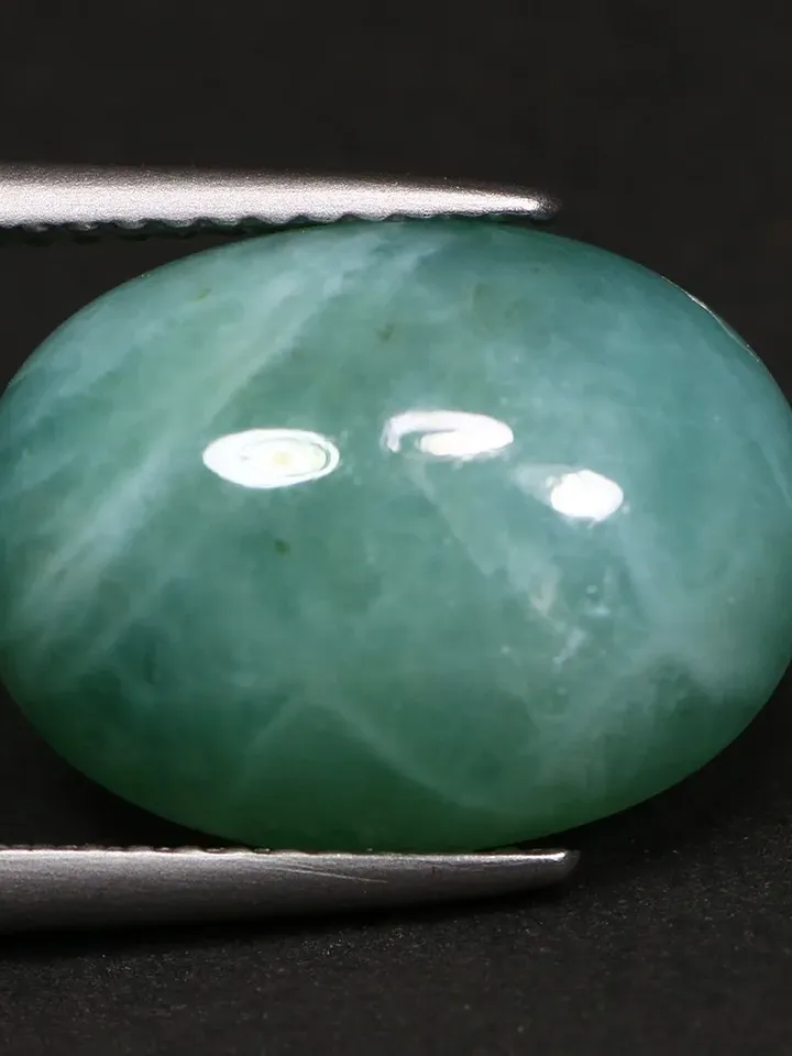 9.36 CT Rare Open Transparent Gemstone! Massive 100% Unheated Grandidierite Cabochon