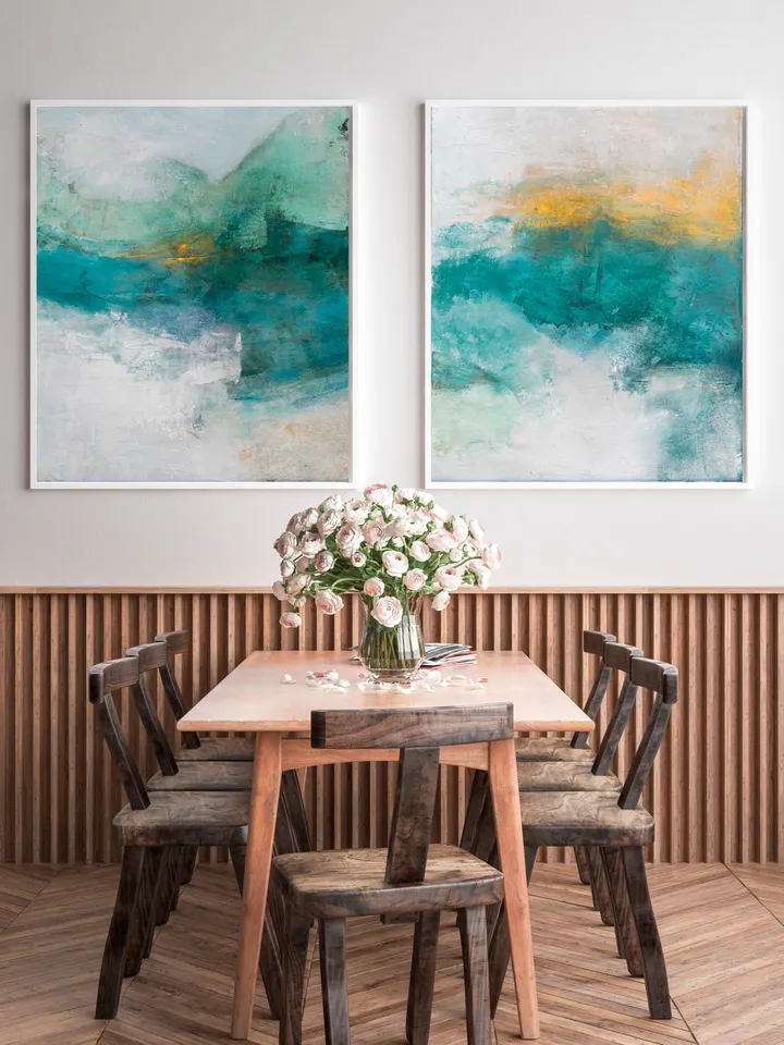 Abstract Painting, Aesthetic Room Decor, Warm Living Room Decor, Modern Line Drawing, Elegant Painting,Set of Three Abstract Prints,Art Gift