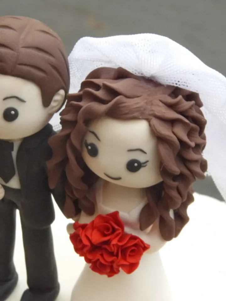 Wedding Cake Topper, Personalized Wedding Cake Figures, Wedding Gift For Couple, Custom Bride Groom, Cute Cake Topper, Keepsake Cake Topper