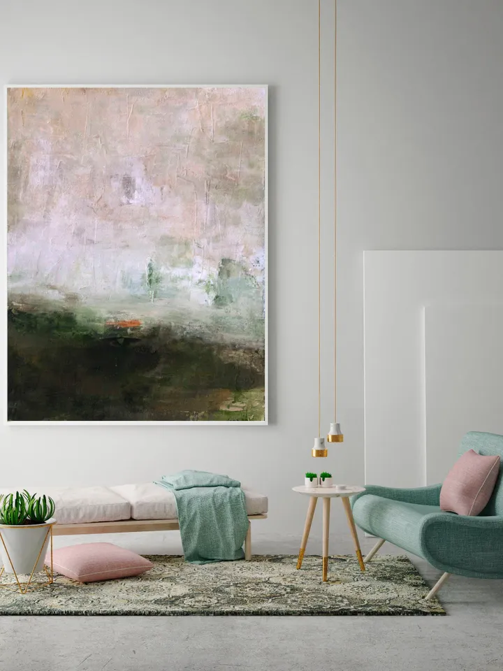 Abstract Art Print, Fine Art Painting, Extra Large Abstract, Handcrafted Texture Paint On Matte Finish Paper Wall Art Print, Art Print Gift